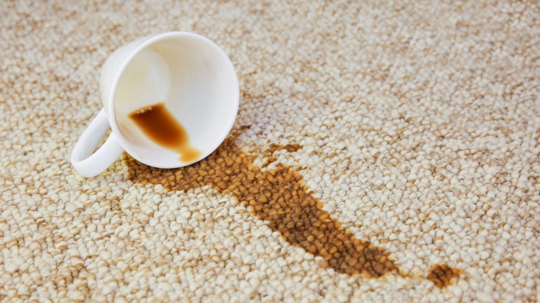Kaffeeflecken entfernen